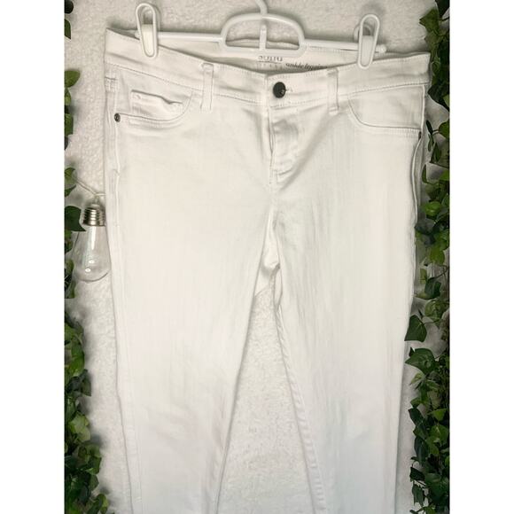 New York & Company Soho White Low rise Skinny Denim Jeans Women's 6 - Picture 4 of 11